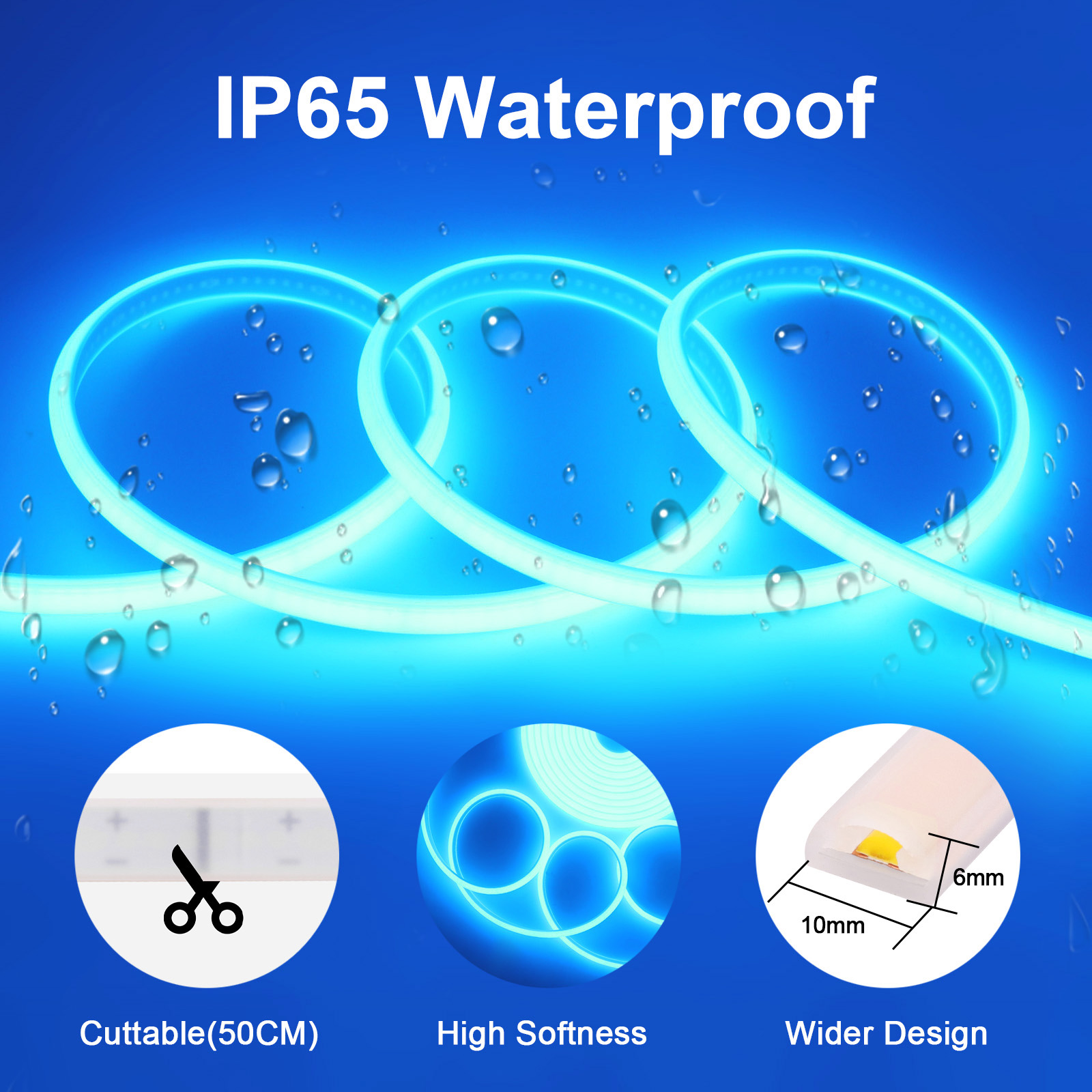 Tira de luces LED COB regulabl - Outdoor Power Strip Weatherproof reseña y precio
