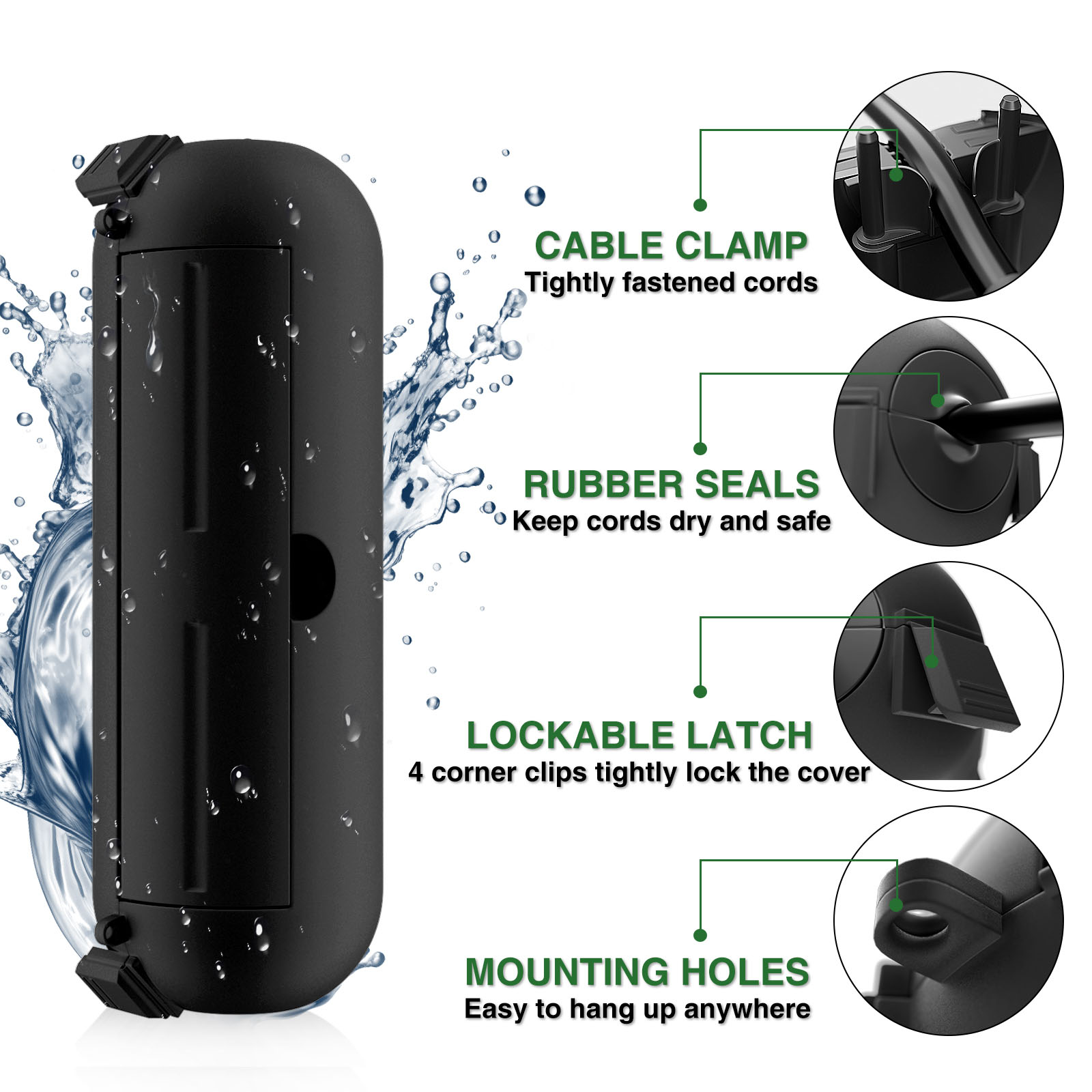 Caja eléctrica pequeña para ex - Outdoor Use Power Strip reseña y precio