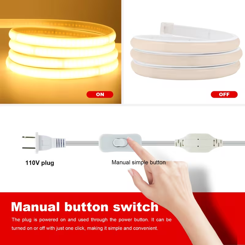 Tira de luces LED COB de alta  - Outdoor Power Strip Weatherproof reseña y precio