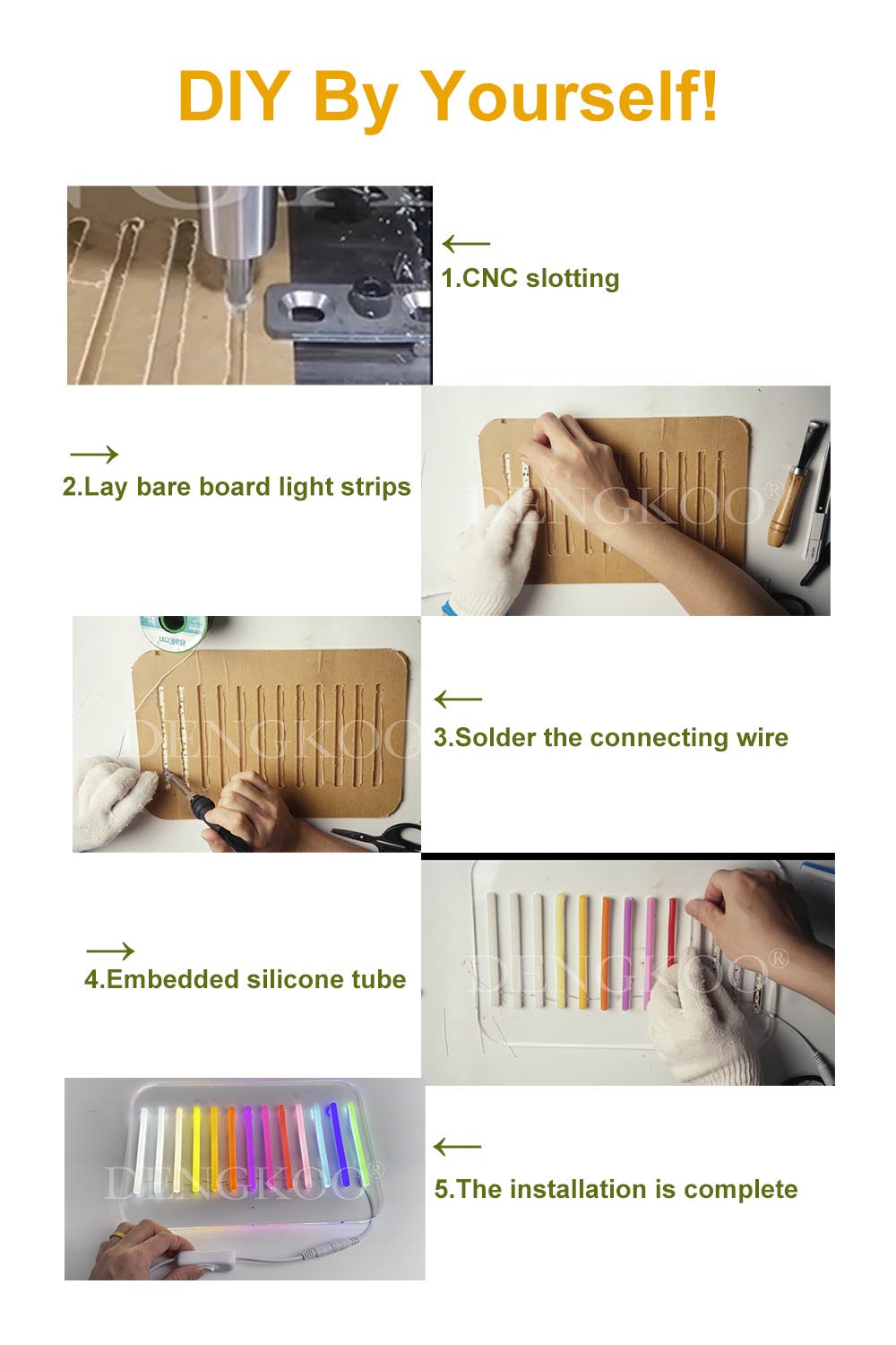 Tubo de tira Led de neón de si - Outdoor Power Strip Weatherproof reseña y precio